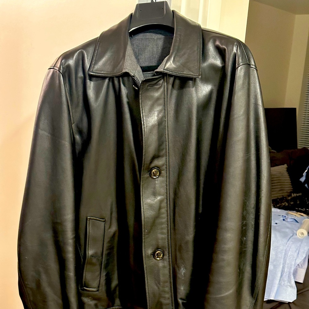 Leather Zegna Jacket